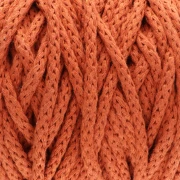 Cotton Air 5 mm macramé cotton cord spool - Terracotta x50m