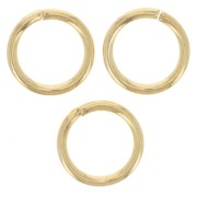 Open rings 8x1 mm - Gold x50|raw }}