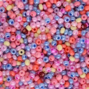 Preciosa Seed Beads 11/0 2 mm - Pastel Mix x 20 g