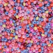 Preciosa Seed Beads 11/0 2 mm - Pastel Mix x 20 g