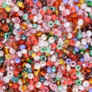 Preciosa 11/0 Seed Beads, 2 mm - Multicolor Mix, 20 g