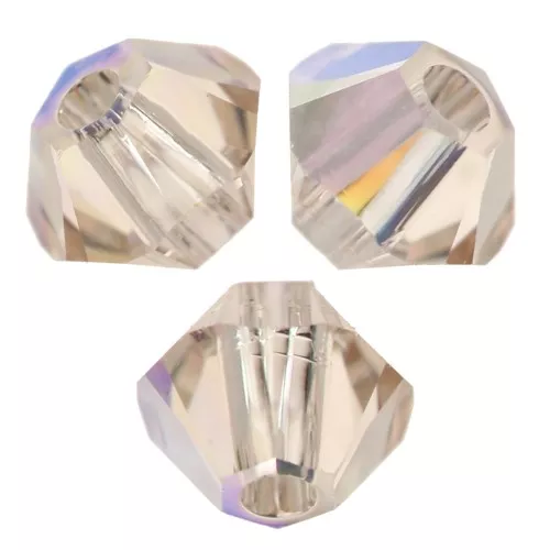 PureCrystal bicones 5328 3 mm - Light Silk AB x50