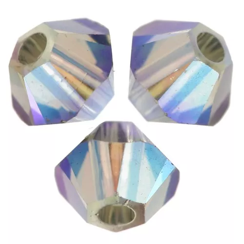 PureCrystal bicones 5328 3 mm - Black Diamond AB 2X x50