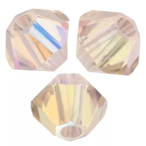 PureCrystal 5328 3 mm crystal bicones - Silk Shimmer 2X x50