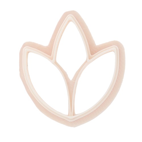 Ear cookie cutter 26x23.5 mm in biodegradable polymer - Beige x1