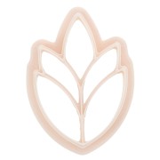 Biodegradable polymer large ear cookie cutter 36x25 mm - Beige x1|raw }}