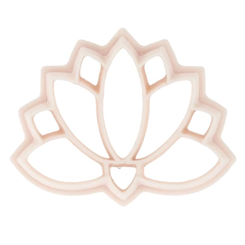 Lotus flower cookie cutter 31x41 mm in biodegradable polymer - Beige x1