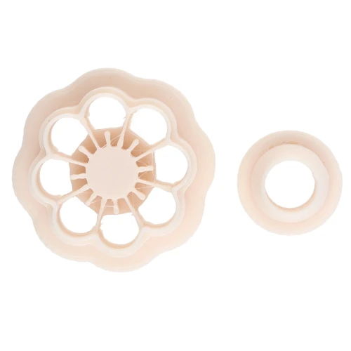 18 mm daisy flower cookie cutter set in biodegradable polymer - Beige