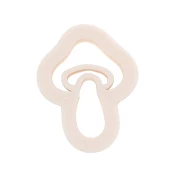 Mini mushroom cookie cutter 19x14 mm in biodegradable polymer - Beige x1