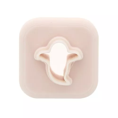 11 mm biodegradable polymer mini ghost cookie cutter - Beige x1