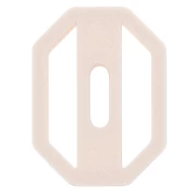 Openwork octagon cookie cutter 65x32 mm in biodegradable polymer - Beige x1