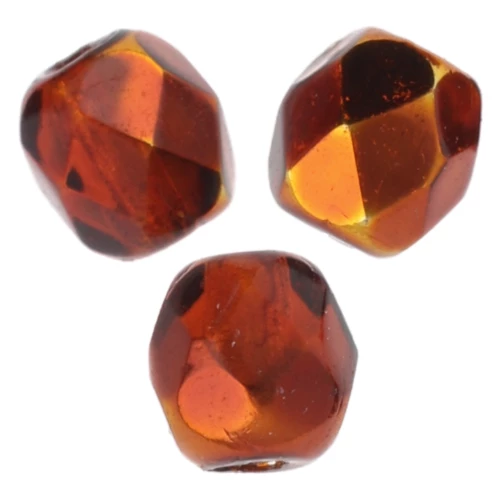 Facets 3 mm - Crystal Topaz Metallic Ice x50