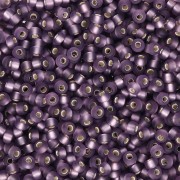 Seed beads Miyuki 11/0 24F - Amethyst Silver Lined Mat x8g|raw }}