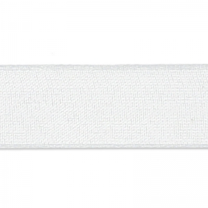 Organza ribbon 11mm White x 1m
