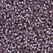 Seed beads Miyuki 15/0 24F - Silver Lined Amethyst Mat x8g|raw }}