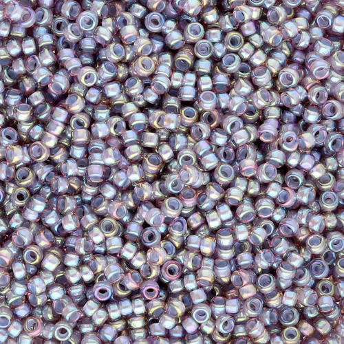 Seed beads Miyuki 15/0 360 - Lined Light Amethyst AB x8g