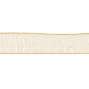 Organza ribbon 11mm Gold Tone x 1m|raw }}