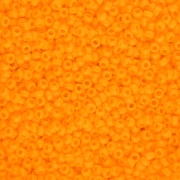 Seed beads Miyuki 15/0 405 - Opaque Tangerine x8g