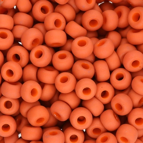 Seed beads Miyuki 6/0 1236 - Opaque Terracotta Mat x8g