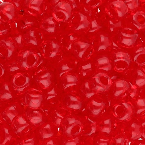 Seed beads Miyuki 6/0 141- Transparent Ruby x8g