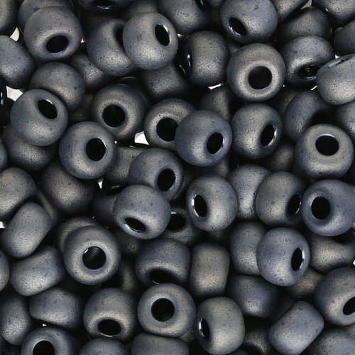 Seed beads Miyuki 6/0 2002 - Silver Gray Metallic Mat x8g