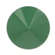 PureCrystal 1122 Rivoli Round Stone 14mm Crystal AB Ultra Emerald x1