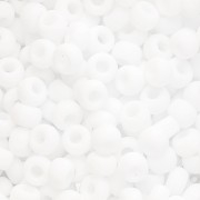 Seed beads Miyuki 6/0 402F - White Mat x8g|raw }}