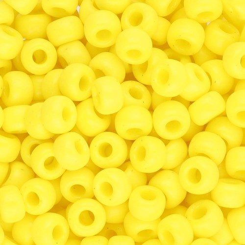 Seed beads Miyuki 6/0 404 - Opaque Yellow x8g