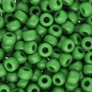 Seed beads Miyuki 6/0 411 - Opaque Green x8g