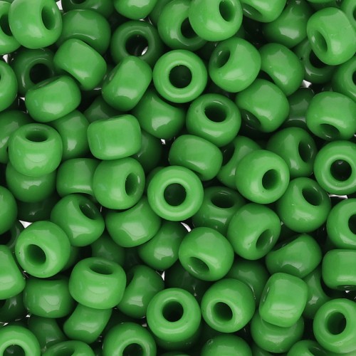 Seed beads Miyuki 6/0 411 - Opaque Green x8g