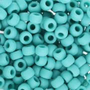 Seed beads Miyuki 6/0 412F - Opaque Turquoise Green Mat x8g