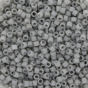 Miyuki Delica 11/0 DB1518 - Matte Opaque Light Smoke x8g