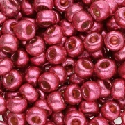 Seed beads Miyuki Duracoat 6/0 4219 - Galvanized Magenta x8g