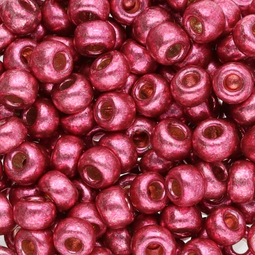 Seed beads Miyuki Duracoat 6/0 4219 - Galvanized Magenta x8g