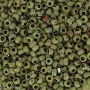 Miyuki Seed beads 11/0 4515 - Opaque Chartreuse Picasso x8g