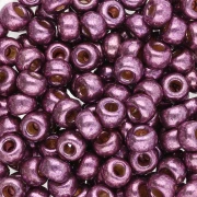 Seed beads Miyuki Duracoat 6/0 4220 - Galvanized Eggplant x8g