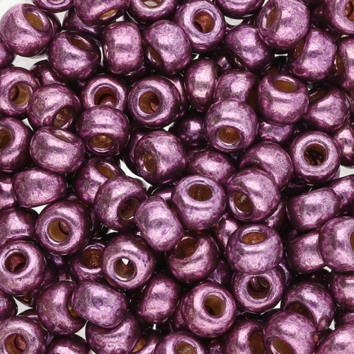 Seed beads Miyuki Duracoat 6/0 4220 - Galvanized Eggplant x8g