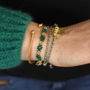 Miyuki Seed beads Duracoat 11/0 4518 - Opaque Cobalt Picasso x8g