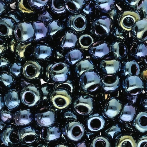 Seed beads Miyuki 6/0 456 - Gunmetal Iris x8g