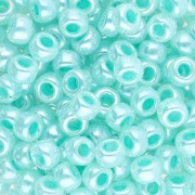 Seed beads Miyuki 6/0 536 - Aqua Green Ceylon x8g
