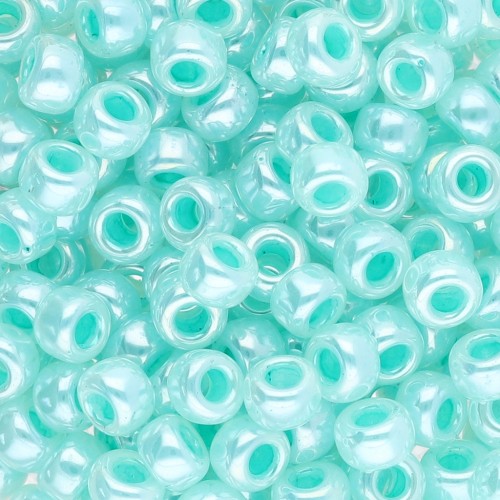 Seed beads Miyuki 6/0 536 - Aqua Green Ceylon x8g