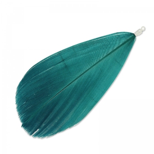 Feather 90 mm Peacock blue/rhodium x1