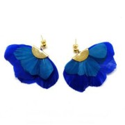 Feather 90 mm Peacock blue/rhodium x1