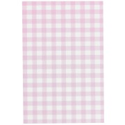 9x6cm Jewelry cards - Gingham pattern - Pink - White x20