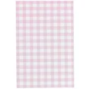 9x6cm Jewelry cards - Gingham pattern - Pink - White x20
