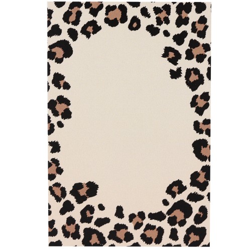 9x6cm Jewelry cards - Leopard pattern - Beige - Brown - Black x20