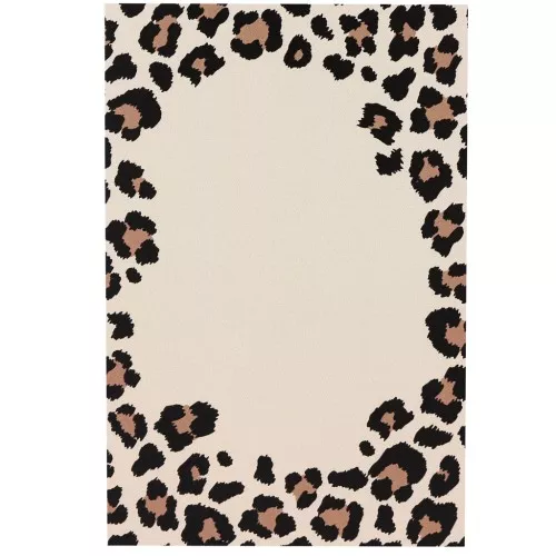 9x6cm Jewelry cards - Leopard pattern - Beige - Brown - Black x20