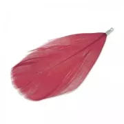 Feather 90 mm Red/rhodium x1