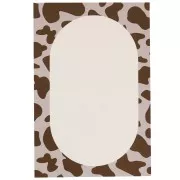 Animals - Cartes à bijoux 9x6 cm - Motif vache - Sépia - Marron - Crème x20 Cartes à bijoux 9x6 cm - Motif vache - Sépia - Marron - Crème x20