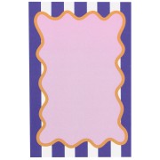 9x6cm Jewelry cards - Stripes pattern - Purple - White - Pink x20|raw }}
